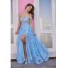 ICE BLUE PROM DRESS