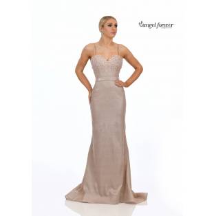 shimmer dress front view